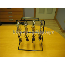 Free Design Gifts Store Display Racks 8 Black 6Mm Wire Hooks Metal Countertop Keychain Display